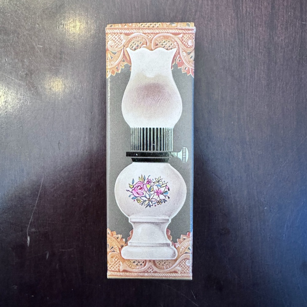 Vintage Avon Evening Glow Sonnet Perfume Miniature Oil Lamp Bottle